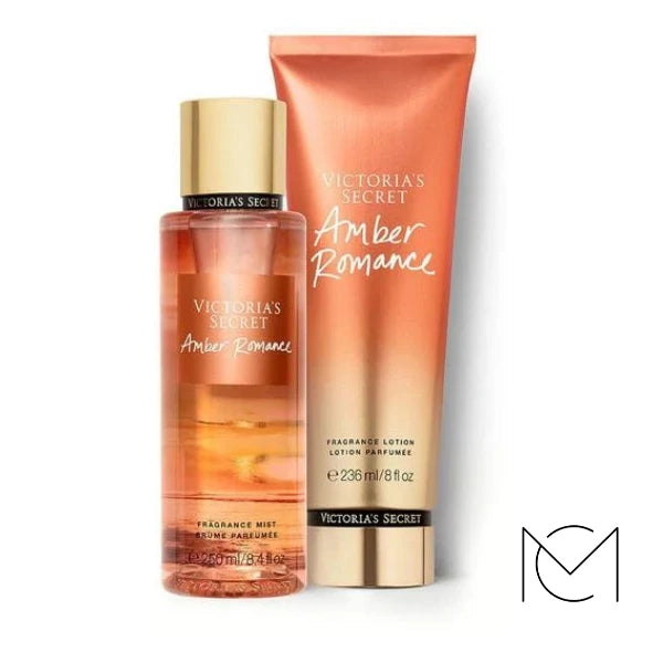 Kit Amber Romance 2 em 1 | Body Splash 250ml e Hidratante 236ml – Victorias Secret