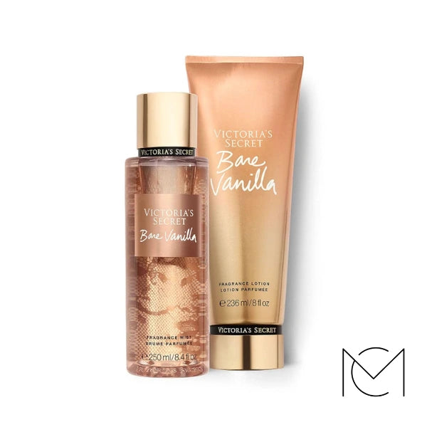 Kit Bare Vanilla 2 em 1 | Body Splash 250ml e Hidratante 236ml – Victorias Secret