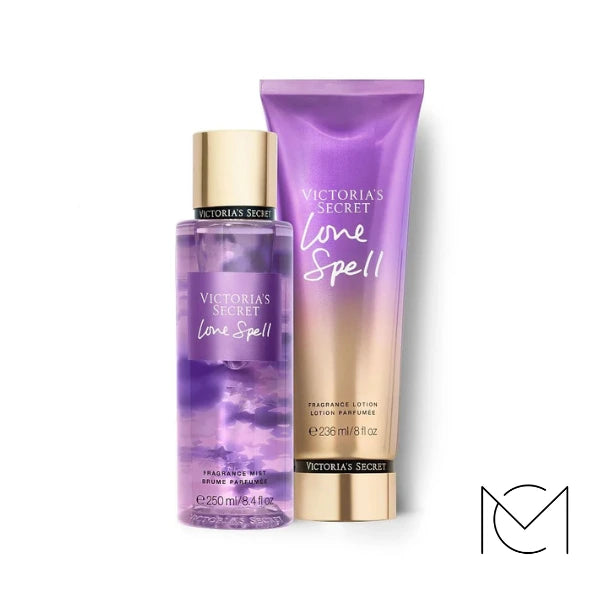 Kit Love Spell 2 em 1 | Body Splash 250ml e Hidratante 236ml – Victorias Secret